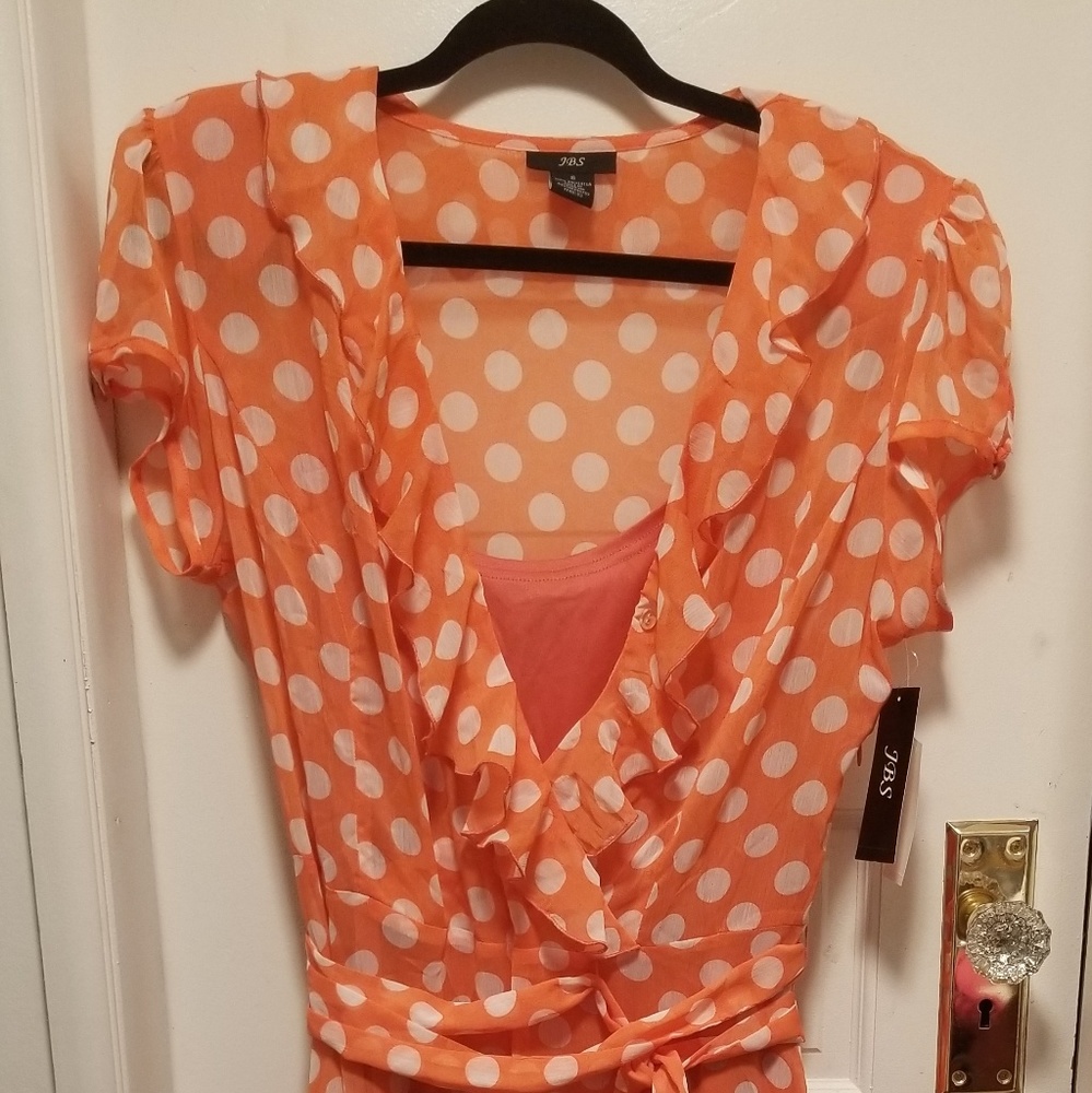 JBS Polka Dot Dress NWT
